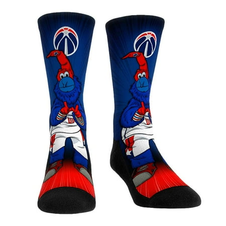 

Rock Em Socks Washington Wizards Mascot Pump Up Crew Socks
