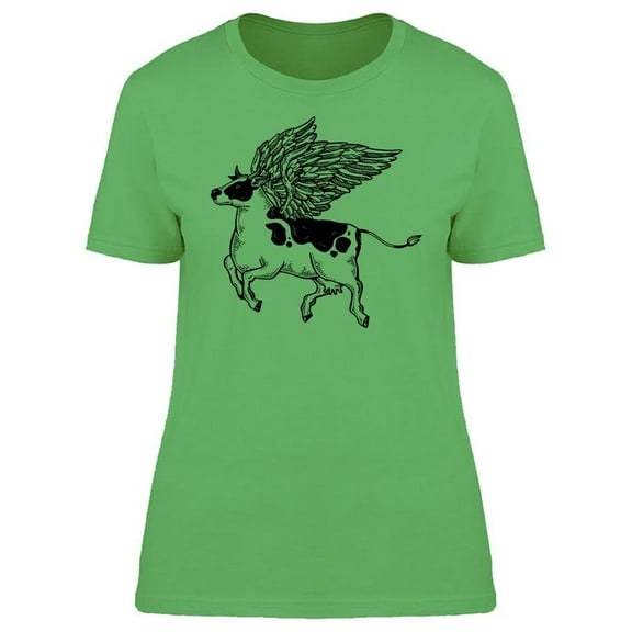 Flying Cow Magical Art Tee Women's -Image by Shutterstock