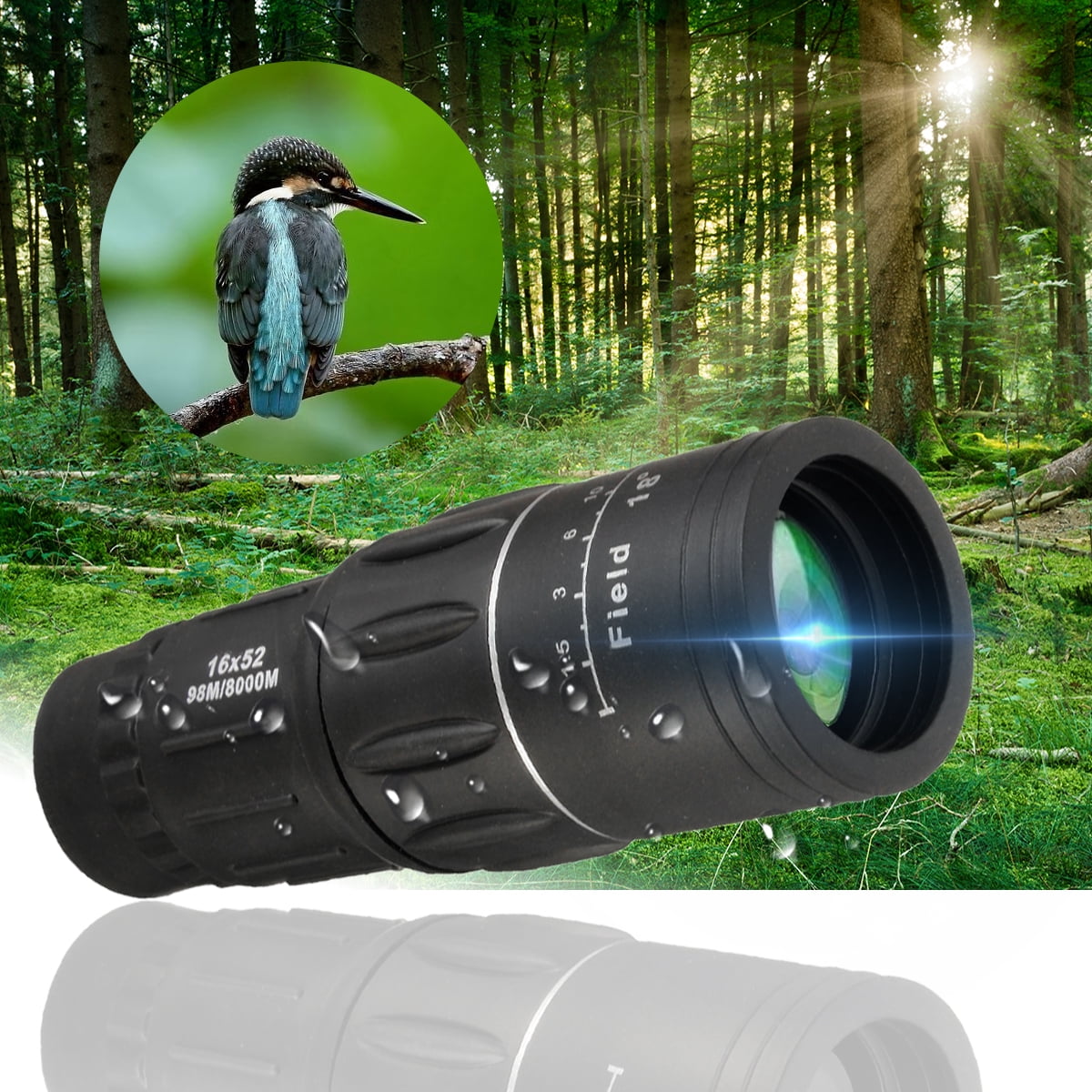 16x52 hd monocular telescope