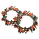 thumbnail image 1 of 2 anillos de vela de Pascua, coronas de bayas artificiales para decoraciones de primavera, decoración navideña versátil para el hogar, sombreros de fiesta, 1 of 8