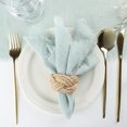 thumbnail image 2 of Yooshoverk Cotton Tassel Napkin Set, Pleated Linen Placemats for Western Table Decor, 2 of 6