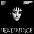 thumbnail image 2 of Men's Beetlejuice Black and White Lydia Portrait  Graphic T-Shirt, 2 of 5