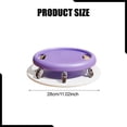 thumbnail image 5 of Almencla Disque Abdominal Roue Entraîneur Rouleau Disques Coulissants pour Gym Violet, 5 of 5