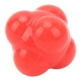 thumbnail image 1 of Balles de Réaction Rebondissantes pour Coordination Main-Œil Réflexe Vitesse Agilité Équipement d'Entraînement pour Baseball Soccer Basketball Rouge, 1 of 9