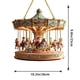 thumbnail image 3 of Xihbxyly Carrusel de Papá Noel Acrílico, Diseño Giratorio, Llamativo Colgante para Ventana, Decoración Festiva, para Porche y Ventana, Duradero y de Fácil Instalación, Decoración Navideña, 1 Pieza, 3 of 6