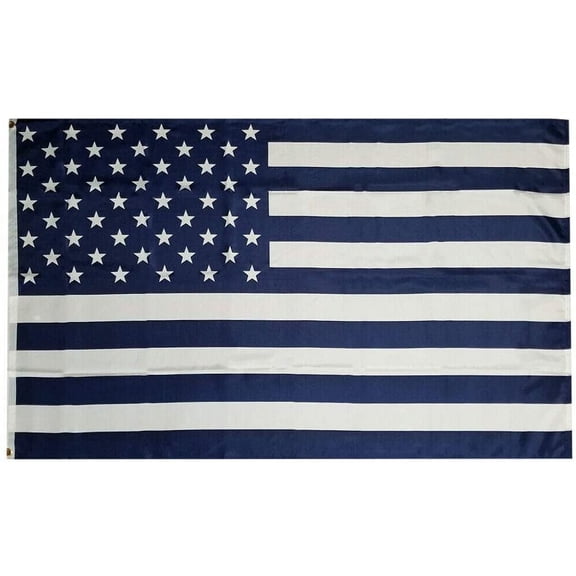 3x5 Blue & White USA 50 Star American 100D Woven Poly Nylon 3'x5' Flag