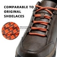 thumbnail image 4 of 3 Pair Round Reflective Rope Shoelaces Replacement Boot laces for Sneakers Boots, 4 of 7
