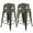 Gun, variant on Gymax 24'' Set of 4 Barstool Counter Height Metal Bar Stool Stackable Chair Gun