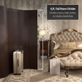 thumbnail image 3 of 6 ft. Tall Bamboo Wave Room Divider Screen - Dark Mocha Finish, Freestanding Panel, 3 of 8