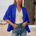 thumbnail image 2 of RUTAYY Women's Sweater Coat Casual Cardigan Solid Color Turndown Collar Outerwear Classic Trendy Tops, 2 of 5