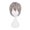 Gray, variant on Men's Short Cosplay Wig, Dark Brown Anime Costume Hair for Parties
