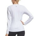 thumbnail image 4 of Baleaf Women's Running UPF Shirts Long Sleeve Shirts Moisture Wicking White L, 4 of 7