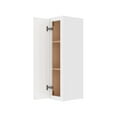 thumbnail image 4 of Furinno Shaker 1-Door-2 Shelves Wall Kitchen Cabinet, Ready to Assemble, 12 D x 9 W x 36 H, White, 4 of 9