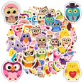 thumbnail image 4 of 35pcs Adorable Animal Stickers Funny Owl Decals DIY Stickers for Laptop Suitcase Notebooks, 4 of 9