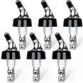 thumbnail image 1 of Juego de 6 vertedores de botellas de licor para vino, 30 ml, medidas, 1 of 6