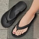 thumbnail image 5 of Chanclas de EVA para hombre, sandalias de playa duraderas para interiores y exteriores, zapatillas antideslizantes para parejas, Sandalias planas informales cómodas de verano, 5 of 7