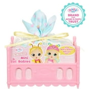 Baby Born Surprise Mini Babies  Unwrap Surprise Twins or Triplets Collectible Baby Dolls with Soft Swaddle, Blanket, Crib Playset