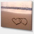 thumbnail image 2 of Two Hearts Drawn on the Beach, 2 of 3