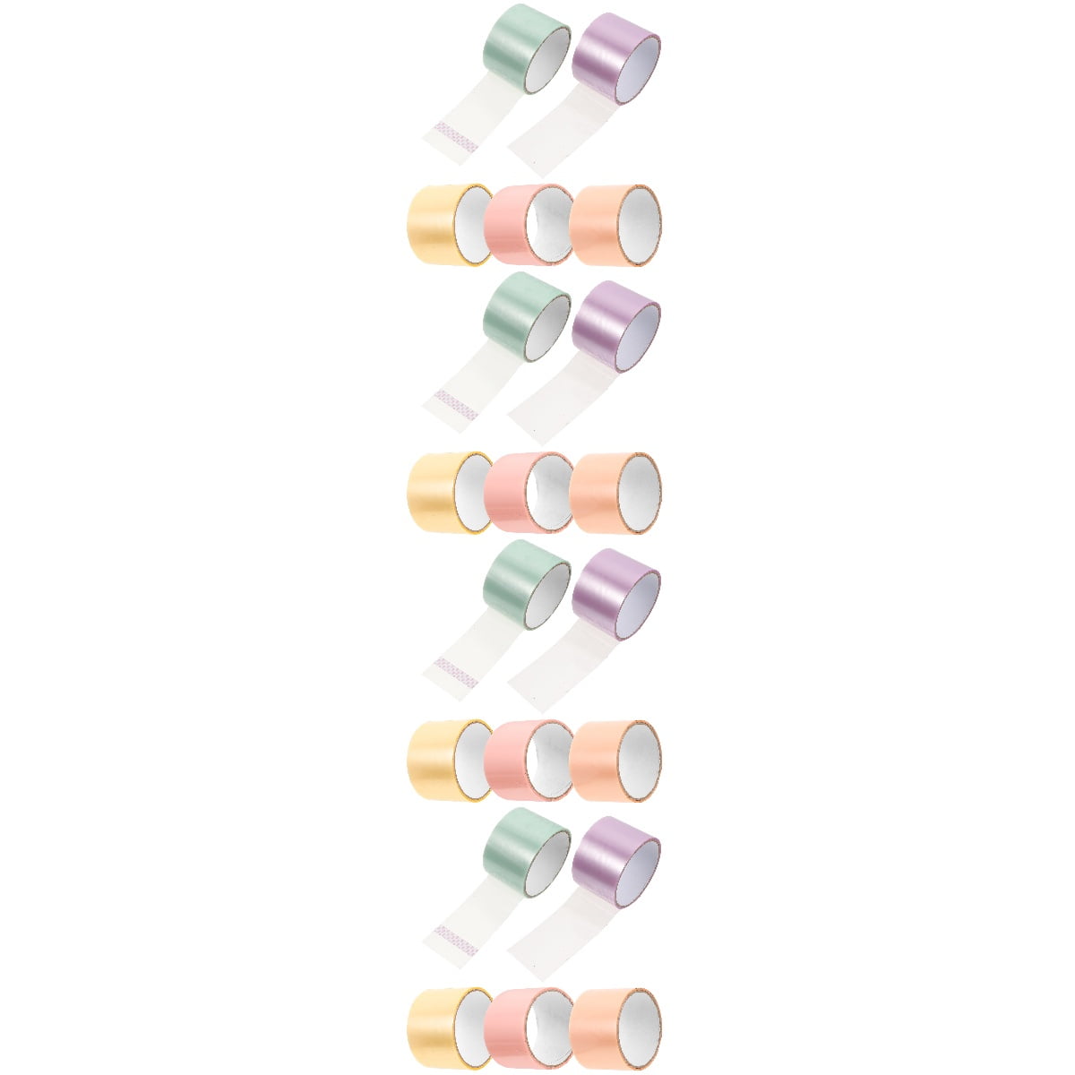 Worgeous 20 Rolls of Interesting Sticky Ball Tapes Decompression Plaything Colorful Adhesive Tapes