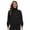 Black, variant on Scrub Jackets for Women - Long-Sleeve Stand-Up Collar Zipper Uniform, Medical Scrub Jacket for Nurses and Doctors, 7 Colors