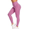 thumbnail image 4 of Fashion Women High Waist Workout Gym Smile Contour Seamless Leggings Yoga Pants Tights, 4 of 6