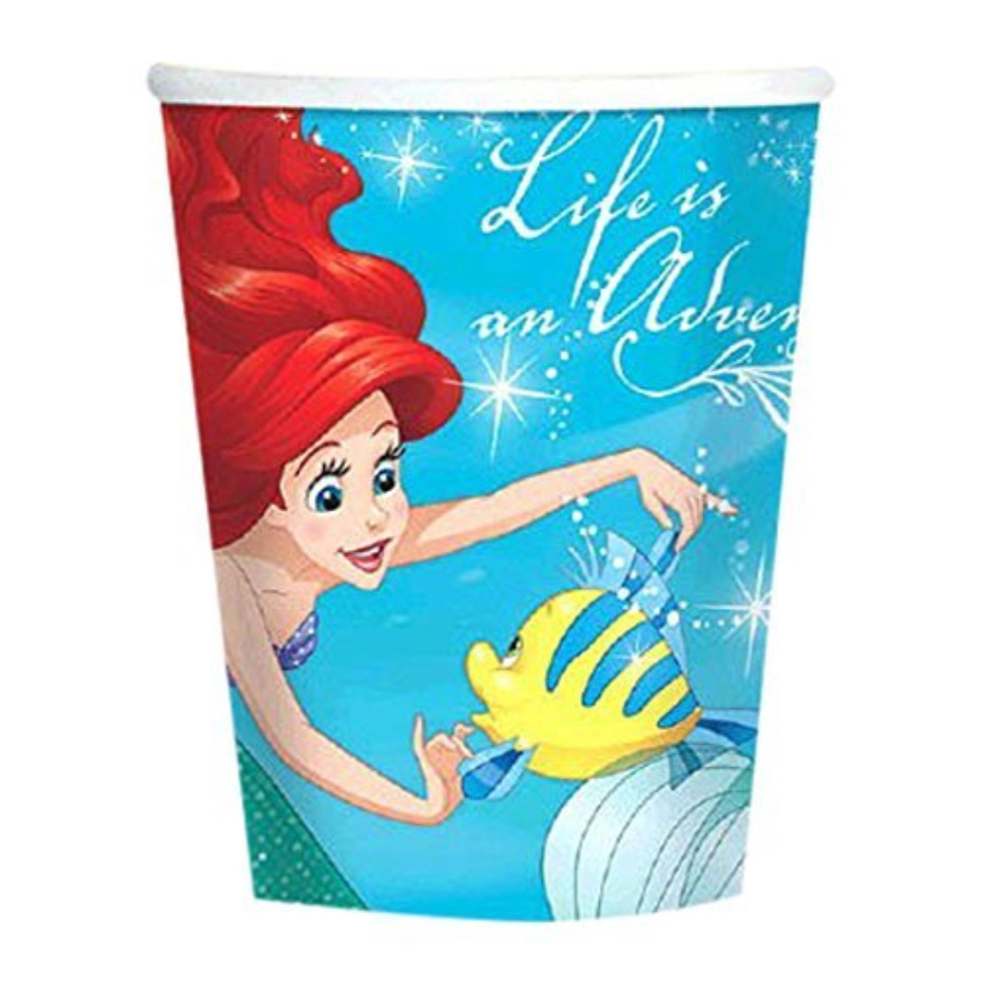 Disney Ariel Dream Big Paper Cups, 9 oz, Pack of 8 - Walmart.com