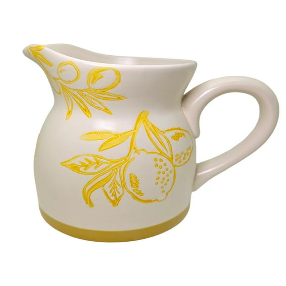 Cucina Italiana Lemon Design Wine Pitcher 8.