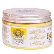 Intea Hair Mask for Blonde, Dyed or Rinsed Hair - 8.3 oz - Restores Damaged Highlights - Paraben and Ammonia Free - With Chamomile Extract