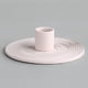thumbnail image 3 of Candelabro nórdico cónico para mesa, adornos de aniversario Rosa claro, 3 of 8