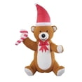 thumbnail image 2 of Celebrations 9086383 6 ft. Inflatable Christmas Bear, 2 of 2