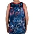 thumbnail image 3 of Men's Custom State Americana Tank Top, Eagle Patriotic Muscle Tee from Home Free, 3 of 5