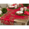 thumbnail image 2 of Saro Lifestyle Pandoro Collection Christmas Tree Placemat (Set of 4) Red, 2 of 4