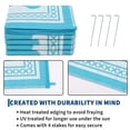 thumbnail image 5 of 9x12 Ft Outdoor Rug Waterproof, Portable Reversible Plastic Straw Patio Rug, Easy Clean & Quick Dry Camping Carpet for Backyard Picnic Beach, Blue, 5 of 8