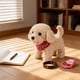 thumbnail image 3 of Robot Dog 2026 - Juguete Interactivo para Cachorros con Detección Táctil, Voz, Sonidos Realistas, Lamido de Lengua, Correa, Control Remoto, Suave, Funciona con Pilas, 3 of 5