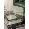 thumbnail image 4 of 1pc Modern Handle Design Kitchen Serving Tray Made Of Ps Material, 4 of 4