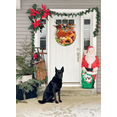 thumbnail image 4 of Front Door Porch Decorations Welcome Pumpkin Door Hanging Sign 12 inch Wooden Wall Sign, Rustic Holiday Wreath Decor for Front Door Porch Home Window Wall Farmhouse Decorations, 4 of 5