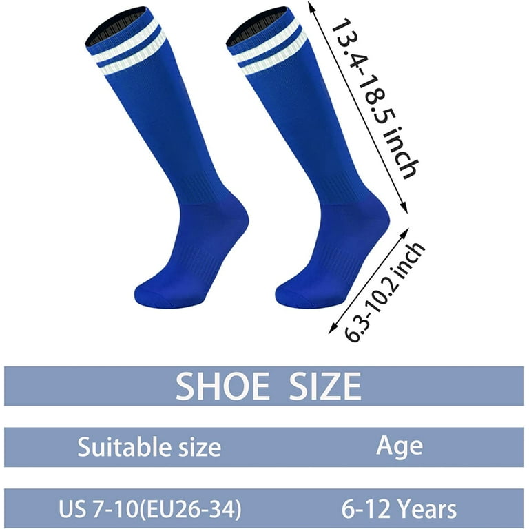 Youth soccer socks size chart top
