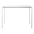 thumbnail image 6 of 60" Writing Desk with White Laminate Top and White Finish Metal Legs, 6 of 9