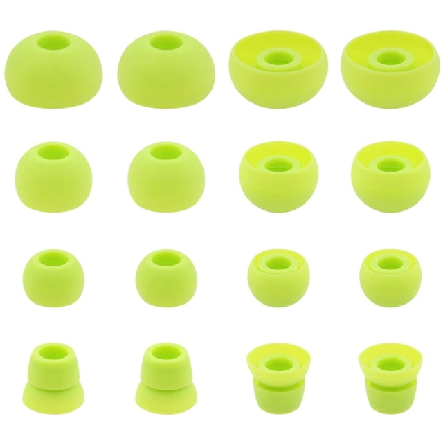 ALXCD Ear Tips for PB3 Powerbeats3 Headphone, SML 3 Sizes 6 Pair Silicone Replacement Earbud Tips & 2 Pair Double