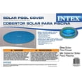 thumbnail image 4 of Intex 7 Inch Easy Set Above Ground Swimming Pool Solar Debris Round Cover Tarp, 4 of 5