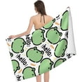 thumbnail image 3 of Yibo Cute Frog Bath Towel Quick Dry Pool Towel Ultra Absorbent Towel Lightweight Shower Towel for Bathroom Outdoor Swimming, 3 of 9