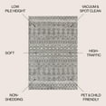 thumbnail image 3 of JONATHAN Y MOROCCAN HYPE 3 x 5 Area Rug, Izil Moroccan Beni Souk - Gray/Cream, MOH209B-3, 3 of 9