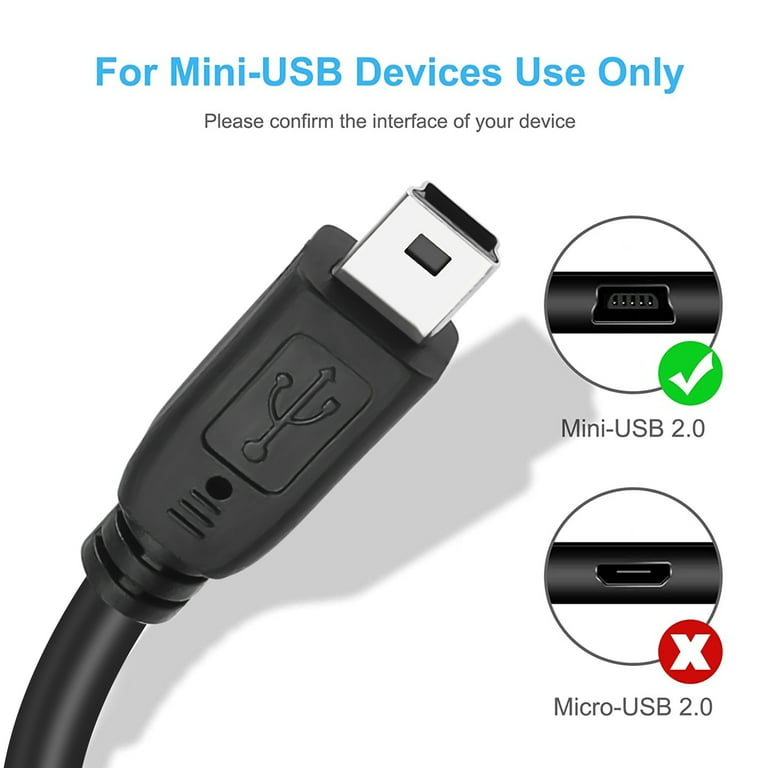 Garmin Dash Cam Mini 2 USB Cable Transfer Cord Replacement