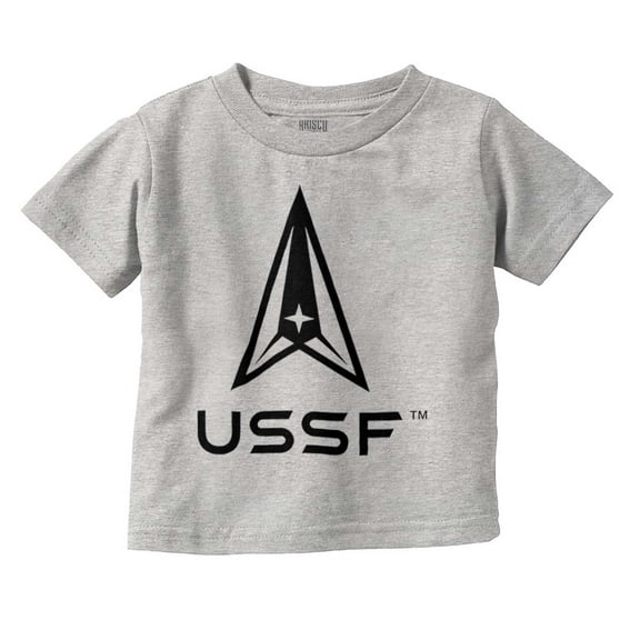 USSF Logo United States Space Force Toddler Boy Girl T Shirt Infant Toddler Brisco Brands 12M
