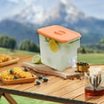 thumbnail image 4 of 1 Gallon Drink Dispenser with Spigot â Leakproof Water & Juice Dispenser for Fridge, Party, Bar, Kitchen â Iced Beverage Container with Lid for Lemonade, Tea, RV Essentials & School Supplies, 4 of 6