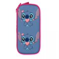 thumbnail image 1 of Large Pencil Pouch Funny Stitch Cartoon Merch Double Layer Pencil Box Girl Perfect Gifts, 1 of 4
