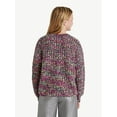 thumbnail image 3 of Justice Girls Crew Neck Popcorn Sweater, Sizes Xs-Xlp, 3 of 7