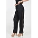 thumbnail image 4 of Pantalon de lino con detalle lateral Roman Fashion /Juvenil, 9204 (Negro) negro CH, 4 of 5