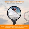 thumbnail image 5 of Adjustable Bike Mirrors, Shockproof Acrylic Convex Mirror Handlebar Mount, Long Extension for Clear Rear View, Universal Fit for All Bikes and Motorcycles, 5 of 5