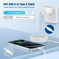 thumbnail image 3 of 60W Charging Cable, Type C Fast Charging Cable, PD Fast Charge 60W USB-C To USB-C Data Cable For Phones, Laptops 1 Meter/ 2 Meters, 3 of 9